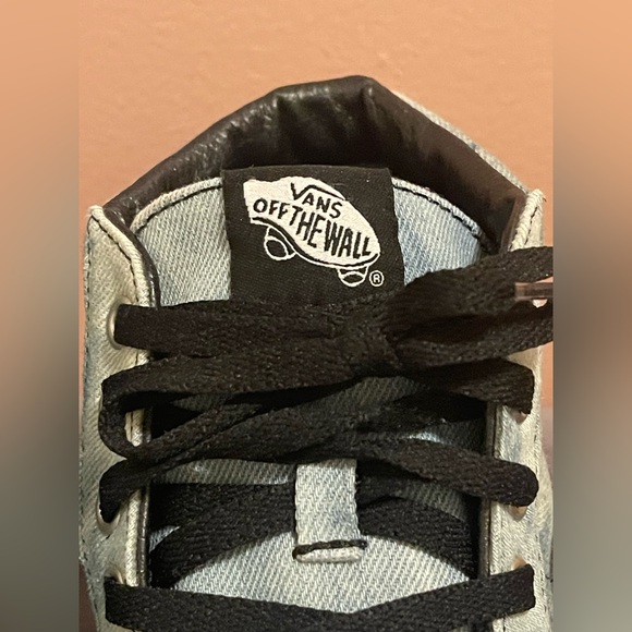 Vans Denim High-Top Sneakers - Black and Light Blue - Picture 4 of 6